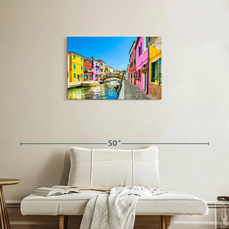 Maisons de rue Kavia Burano, H 20 po x l 30 po