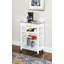 Chariot de cuisine en granit avec tiroir utilitaire et panier Macy-128495254-22916604