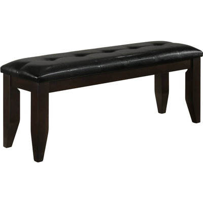 Black Upholstered Dining Bench In Cappuccino Hue - And Comfortable & For Different Spaces , Option