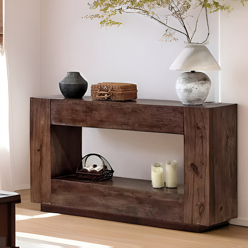 Console Wabi-sabi, H 31,5 po x l 55,1 po x P 13,8 po