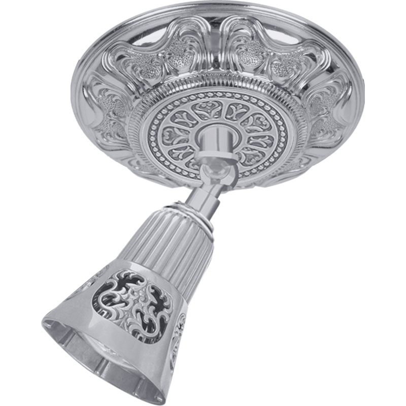 Fluellen Semi Flush Mount, Bright Chrome