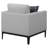 Light Grey Cushion Back Chair