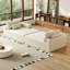 Méridienne surdimensionnée de 102 pouces, sans assemblage requis, causeuse en peluche avec canapé-lit inclinable, fauteuil-lit moderne moelleux pour la chambre à coucher du salon intérieur-496630207
