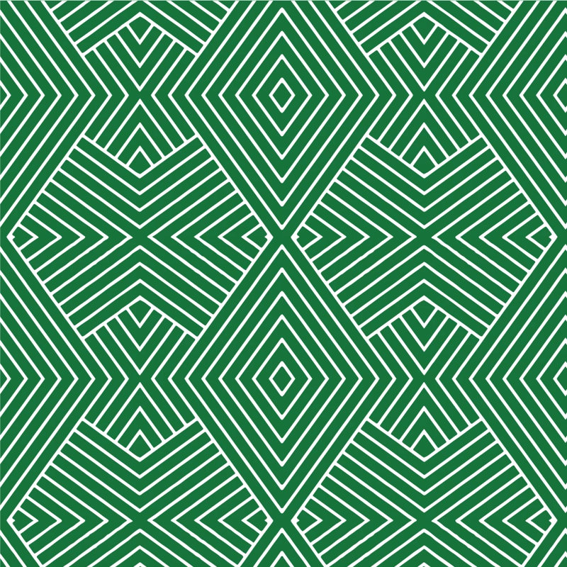 Rouleau de papier peint formation L 10 pi x l 24 po, Verso vert signature, Non encollé, Paper