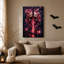 Toile d'Halloween rougeoyante «Katana»-99223918