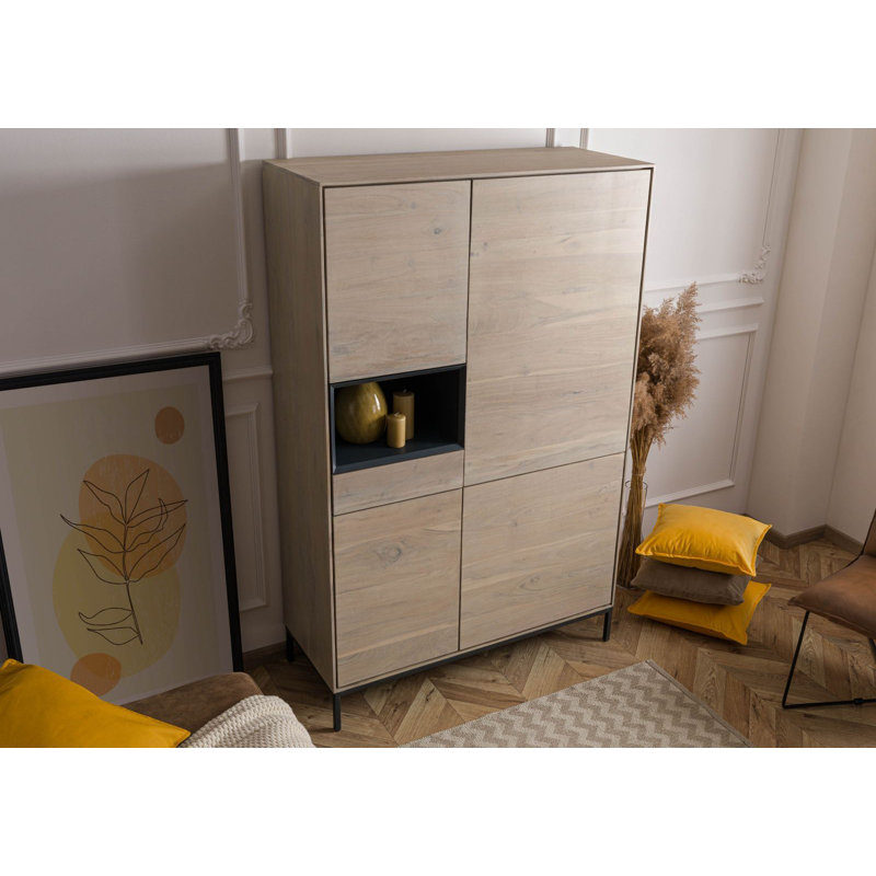 Chicago 111cm Solid Wood Sideboard