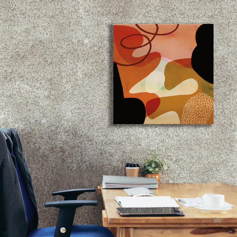  «Variété 7» par Cheryl Warrick, art mural sur toile, 26 po x 26 po