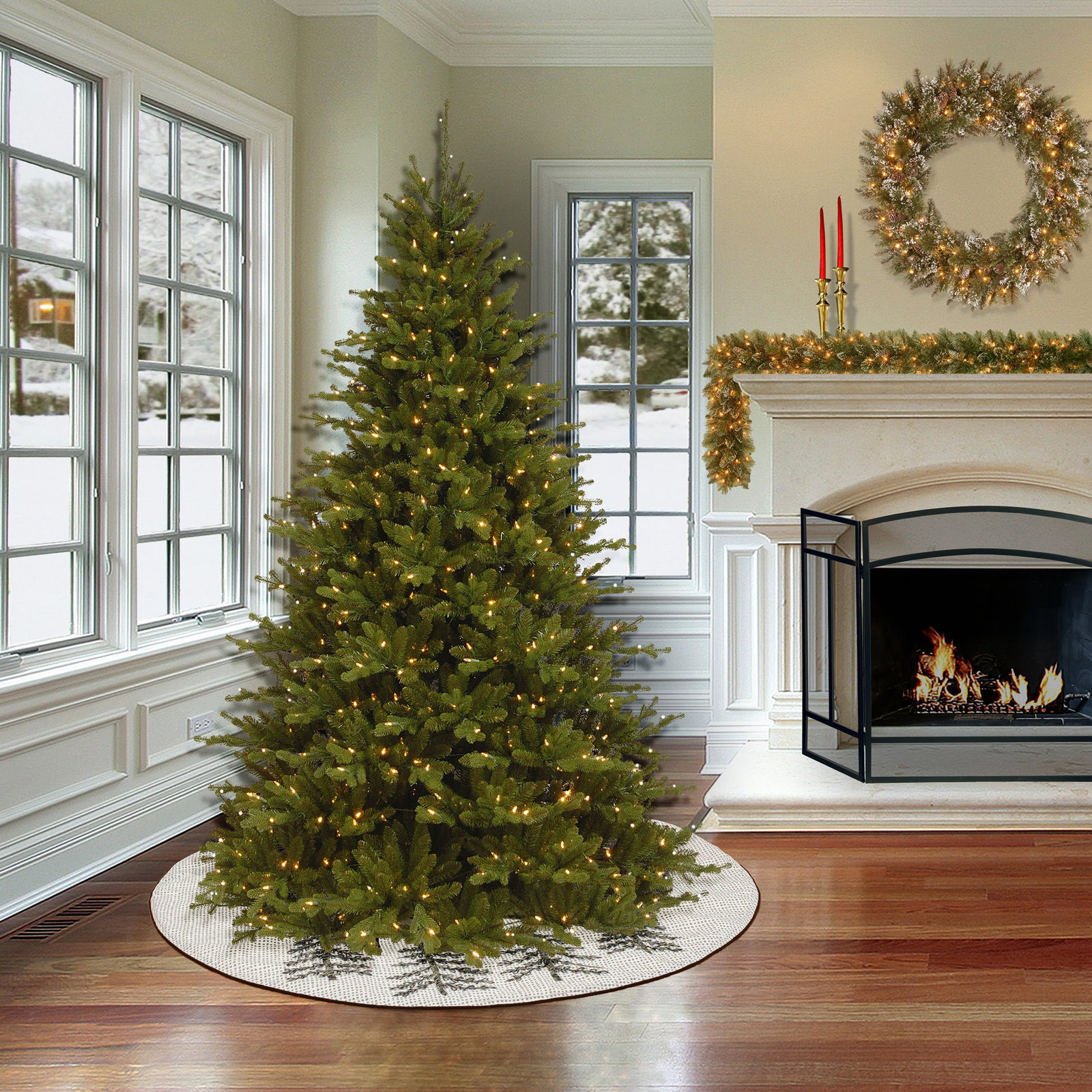 Embroidered Tree Skirt