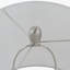 Lampe de table en verre texturé