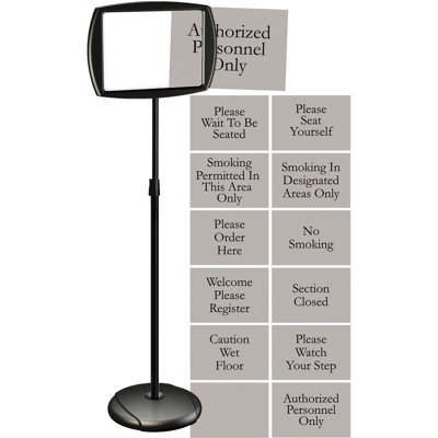 Bi-silque Visual Communication Product, Inc. Freestanding Banner Stand