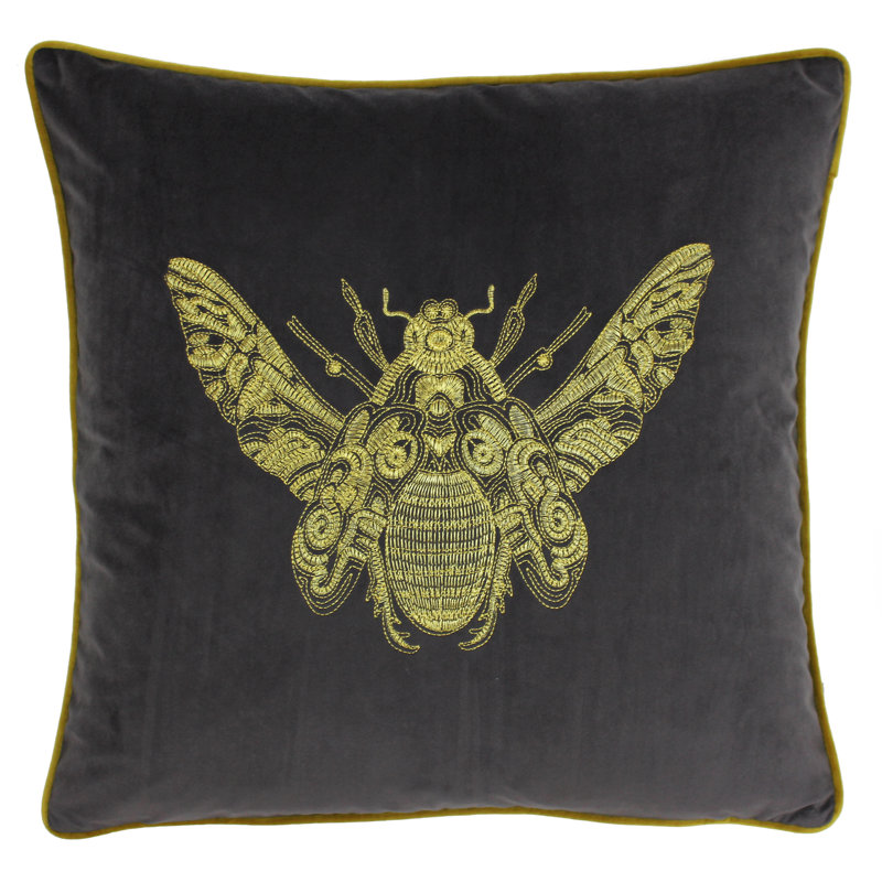  Cushion Cover, Black, Pillow Cover Only & No Insert