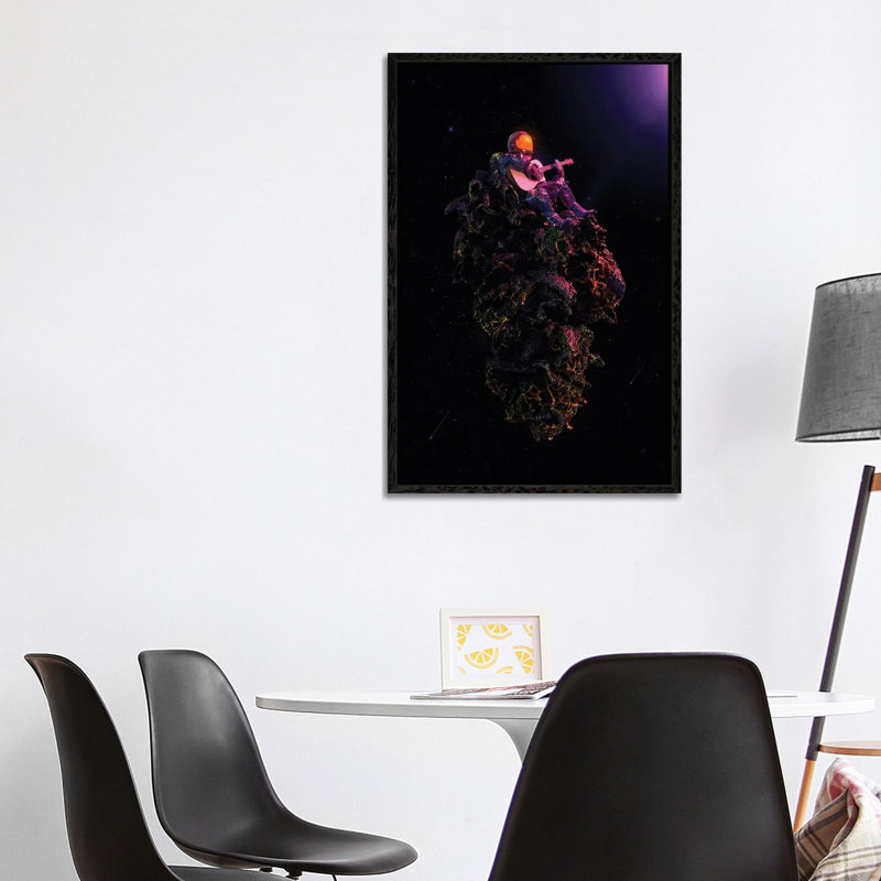 High Tones 1 Piece Wall Art on Canvas, 101.6cm H x 66.04cm W x 3.81cm D, Black Framed