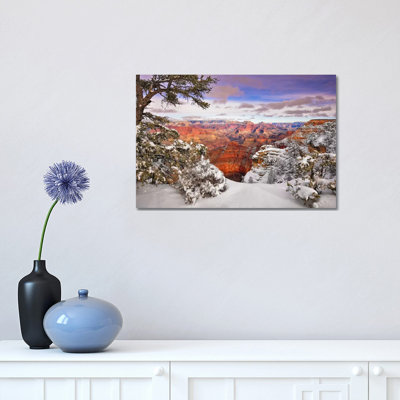 Snowy Grand Canyon II 1 Piece Wrapped Canvas Wall Art