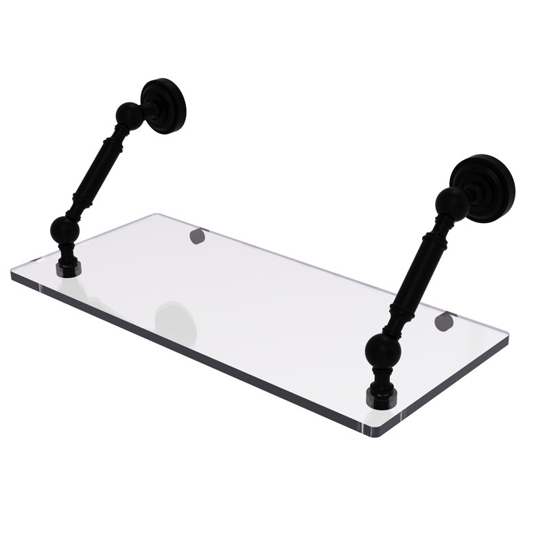Tablette flottante Marchmont, Noir mat, H 7,3 po x l 18 po x P 8 po