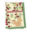Torchon floral en coton