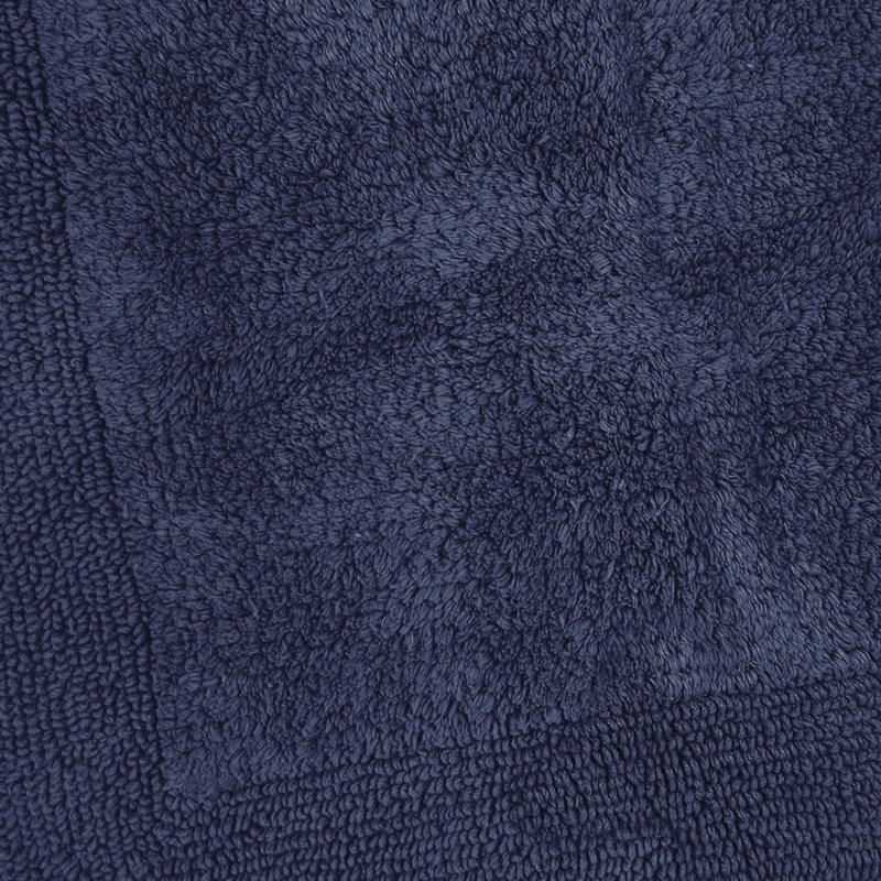 Nagelly Reversible Square Bath Mat, Navy