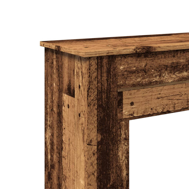 Fireplace Surround 35.4X11.8X35.4" Engineered Wood, Old Wood
