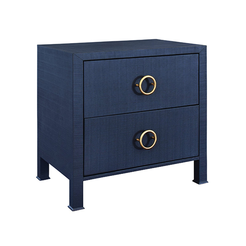 Edelman End Table, Navy