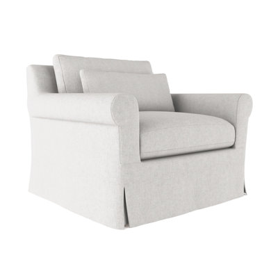 Transitional Skirted Chair