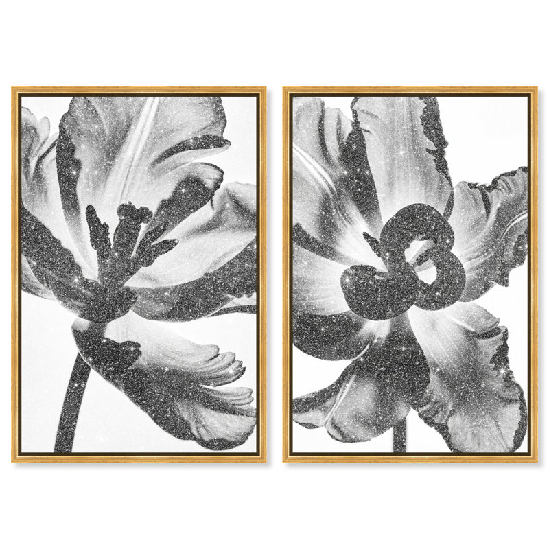 Close Up Set Set by Oliver Gal, 25" H x 17" W, Gold Floater Frame