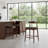 Solid Wood Bar Stool With Footrest 2 Packs-1969570282