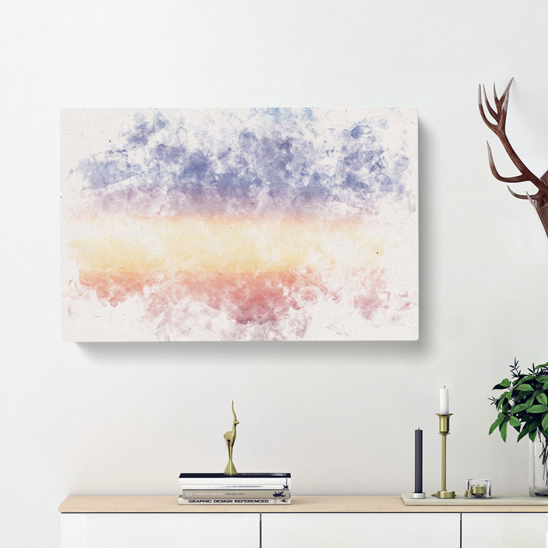 Cloud Stripes - Wrapped Canvas, 35cm H x 50cm W x 3cm D