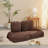 Foldable Lazy Sofa Couch (Brown)-386087310