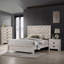Meuble de chambre à coucher 1 tiroir contemporain à cinq tiroirs avec finition beige et gris rustique-799314856