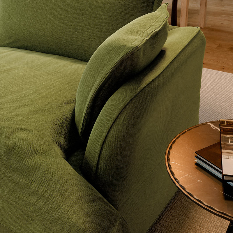  Canapé modulaire Chanh, canapé Cloud Comfy, Vert, 3