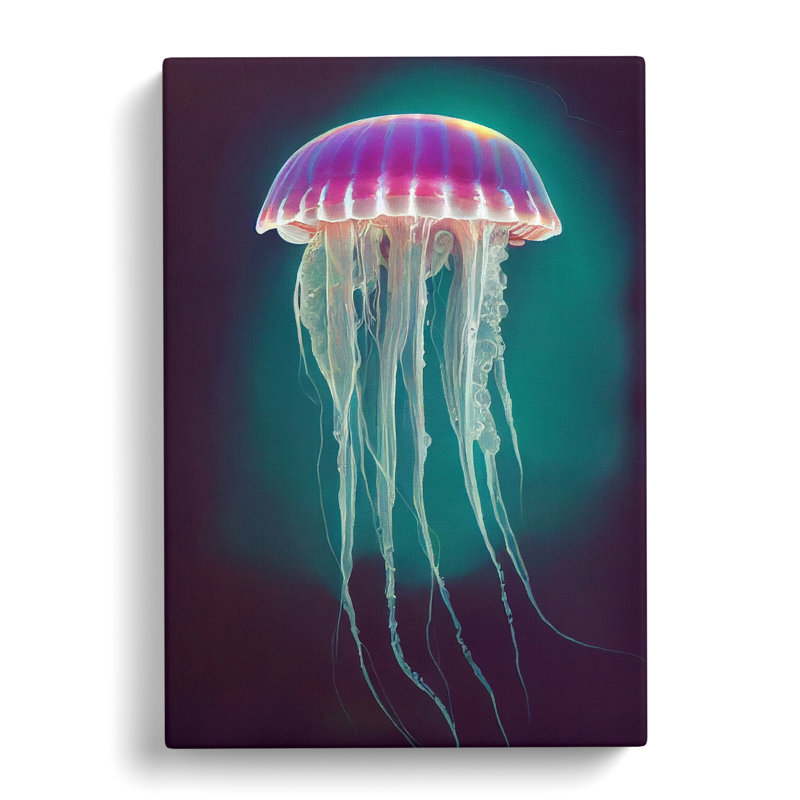 Alkire Jellyfish Vol.3 - Wrapped Canvas, 50cm H x 35cm W x 3cm D
