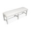 Table de salle à manger extensible à tréteaux avec 6 chaises d'appoint et banc-833088658