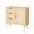 Bedroom Wood Dresser Storage - 3 Drawers, Adjustable Shelf Option, Build Quality, Effortless Assembly Cabinet For Organization Shelf, Strong & , Easy Steps