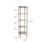13.75'' W Manufactured Wood Shelving Unit