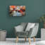 Art mural sur toile tendue - «Soul Fire» de Cody Hooper pour décoration de salon, de chambre à coucher ou de bureau - 30 x 47