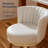  Anneli 26'' Swivel Counter Height Bar Stools Set of 2, White Counter Stools with Backs and Wood Legs for Kitchen Island-884832582-884832579-916282938