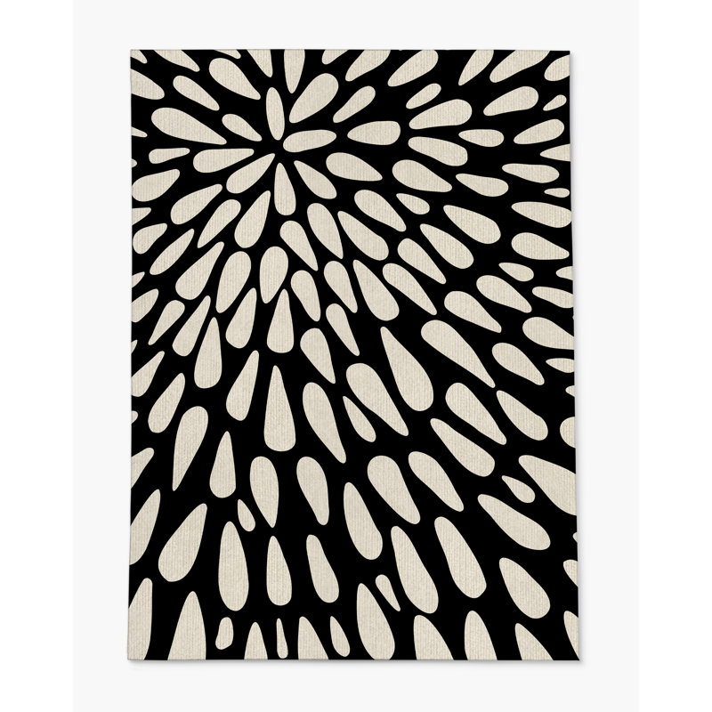 Rectangle Chair Mat with Straight cut Edge, 48" H x 72" W x 72" D, Black/Beige