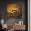 « Route 66 3 » de Ray Heere, tableau mural en métal doré, 91,4 cm x 91,4 cm-1220792979
