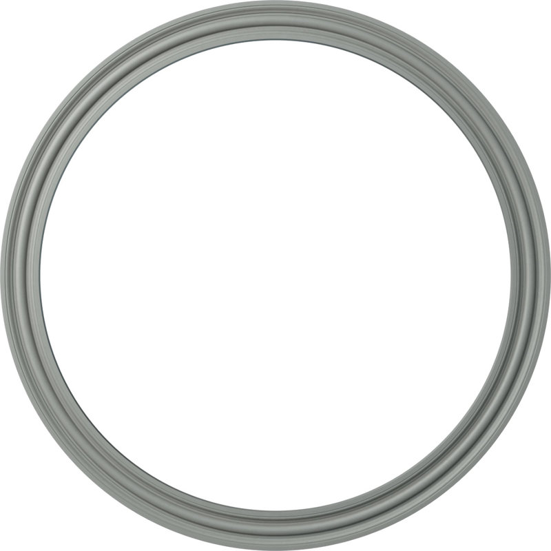 Ensemble d'anneaux de plafond traditionnel, Paquet de 4 (forme un cercle complet), H 68 po x l 58 po
