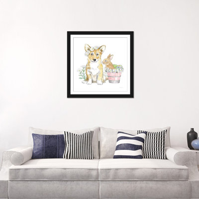 « pâques pups i », impression sur toile