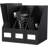 Black Magazine File Holders, 3 Packs Sturdy Cardboard File Rack, Office Organization Desktop Storage File Box Binder For Shelves And Desk, Folder Holder For Office Or Classroom