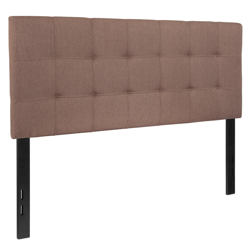 Ciriaca Quilted Tufted Upholstered Headboard, Camel, Full