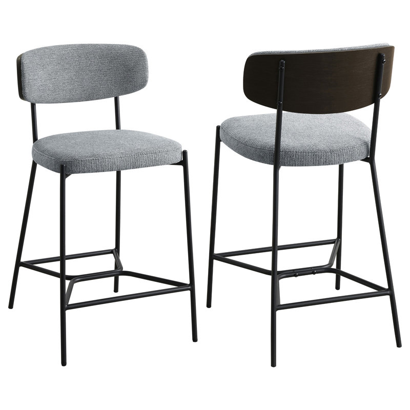 Tabouret de bar Joy (gris) (ensemble de 2)