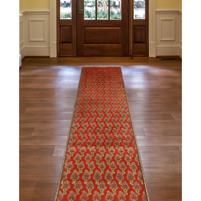 Tapis de couloir rouge Mariam