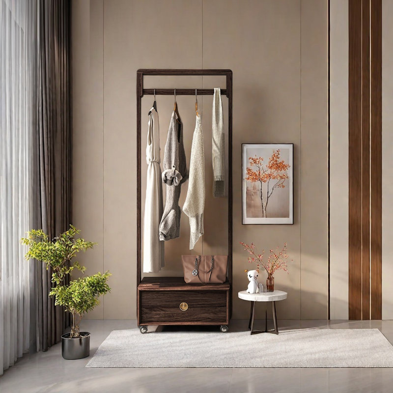 Premium Ebony Wood Wardrobe
