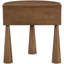 Table de chevet en placage d'acacia et bois massif Oasis-1250026420
