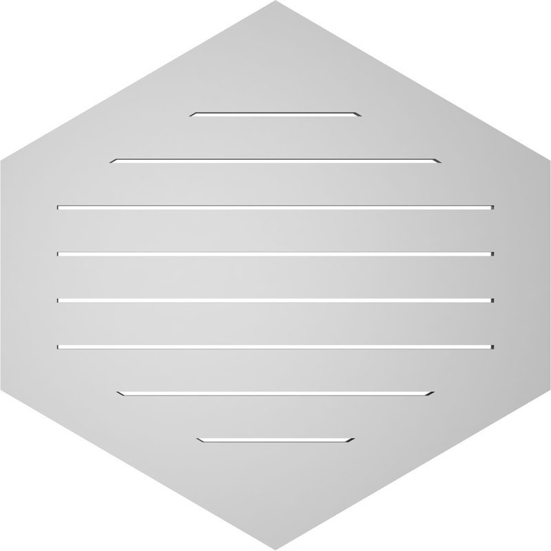 Pente verticale verticale en uréthane Signature 7 pi, H 1 po x l 34 po x L 34 po