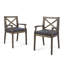 Chaise de salle à manger 2 pièces avec 2 coussins Perla-92797811-92797773
