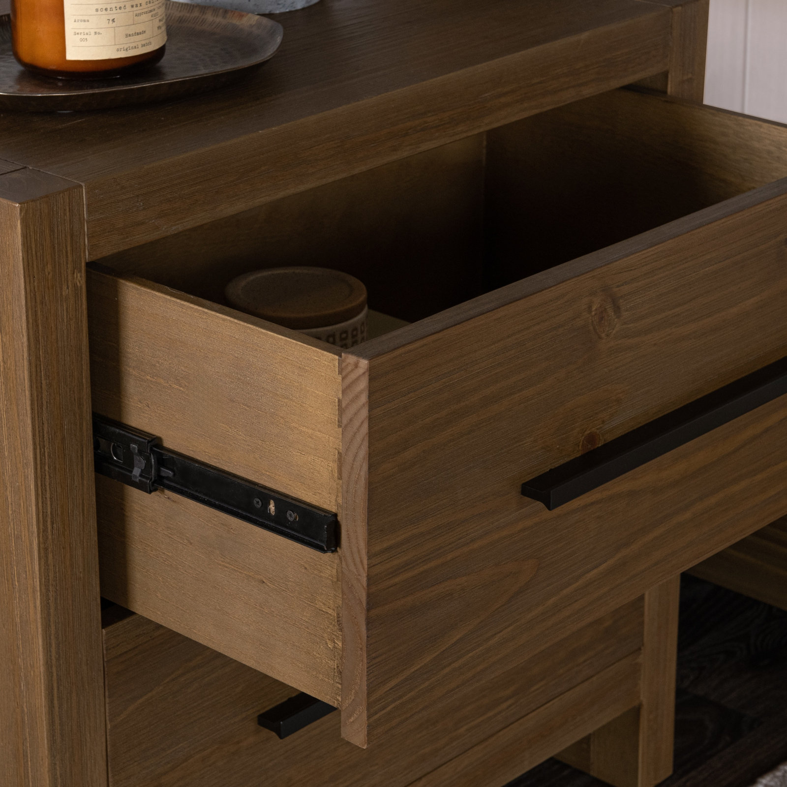 Modica Nightstand, Honey Brown