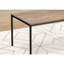 Ensemble de table, ensemble de 3 pièces, café, bout, métal noir, stratifié taupe foncé, contemporain, moderne-297700176-297700183