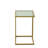 Contemporary Gold 24.75 Inch Space-Saving C-Shape Side Table-1687232277
